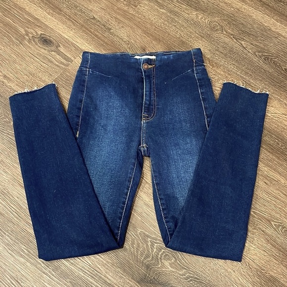 FREE PEOPLE Miles Away High Waist Skinny Jeans - Picture 6 of 11